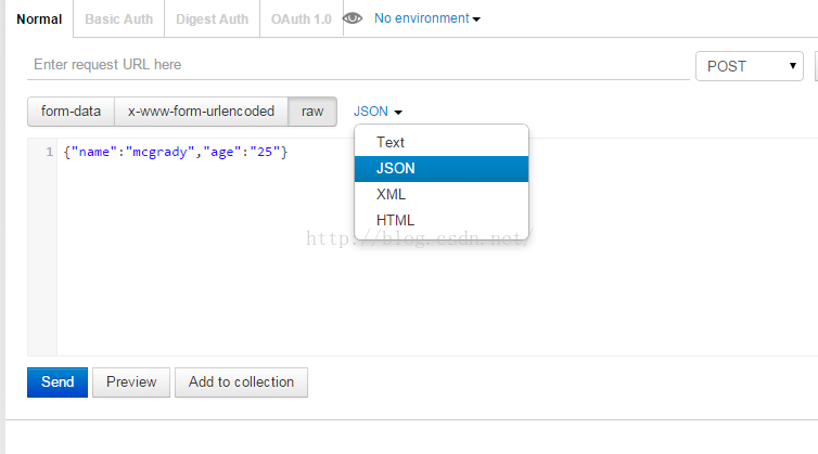 Raw JSON 示例